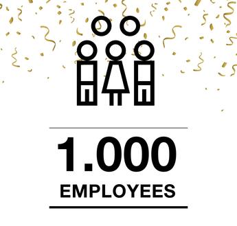 1,000 employees
